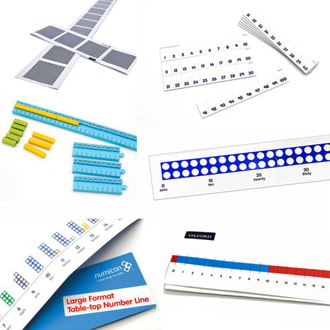 Number lines and number tracks