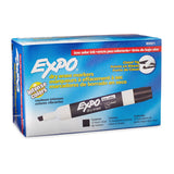Expo Whiteboard Marker Chisel Tip Black Box 12
