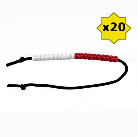 20 Bead string - 2 x 10 - Pack of 20