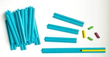 Numicon Essentials 1-100cm Number Rod Track (5 Pack) – SkyRocket Maths