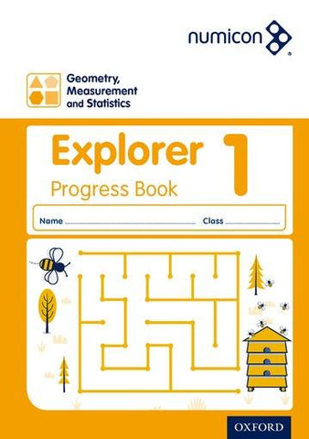 Numicon Geometry, Measurement and Statistics 1 Explorer Progress Book (Pack of 30)