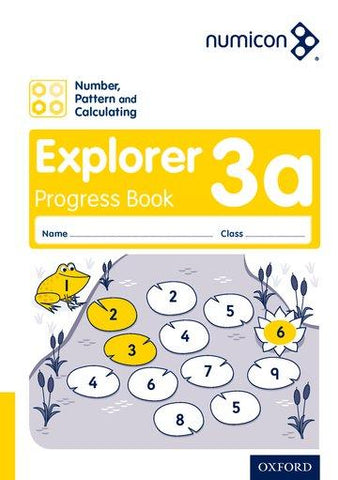 Numicon Number, Pattern and Calculating 3 Explorer Progress Book A (Pack of 30)