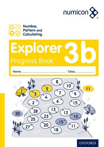 Numicon Number, Pattern and Calculating 3 Explorer Progress Book B (Pack of 30)