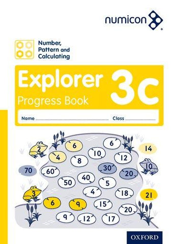Numicon Number, Pattern and Calculating 3 Explorer Progress Book C (Pack of 30)