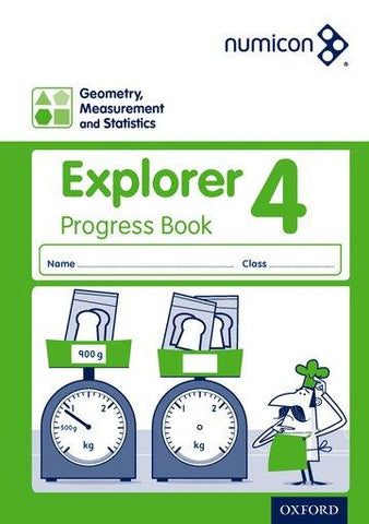 Numicon Geometry, Measurement and Statistics 4 Explorer Progress Book (Pack of 30)