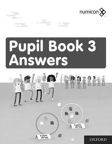 Numicon Pupil Book 3: Answers